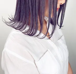 ミディアム 袴田 伊代のヘアスタイル