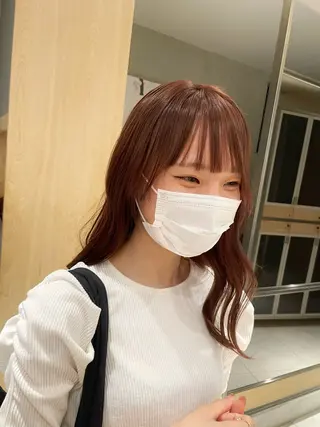 ロング カラー ヘアアレンジ 艶髪/レイヤーカット 🐣misakiのヘアスタイル