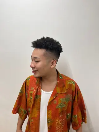 ショート パーマ ✨💈メンズヘア💈 ✨辻本実柚のヘアスタイル