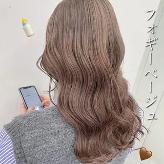 セミロング カラー パーマ ヘアアレンジ メンズ キッズ ネイル マツエク・マツパ 💕トレンドうる艶髪 💕TUNE銀座のヘアスタイル