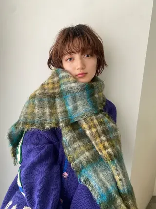 ショート カラー riria/ボブ /ブラウンカラー🎀のヘアスタイル