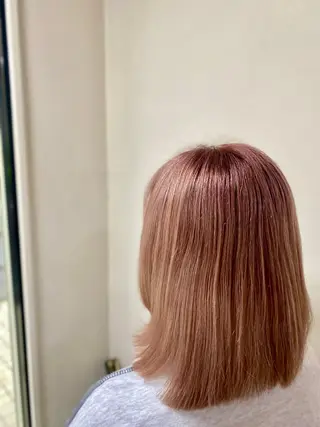 セミロング カラー CRADLE Takeuchiのヘアスタイル