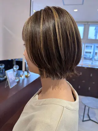 ショート カラー EARTH長岡店🩵 石原莉穂のヘアスタイル