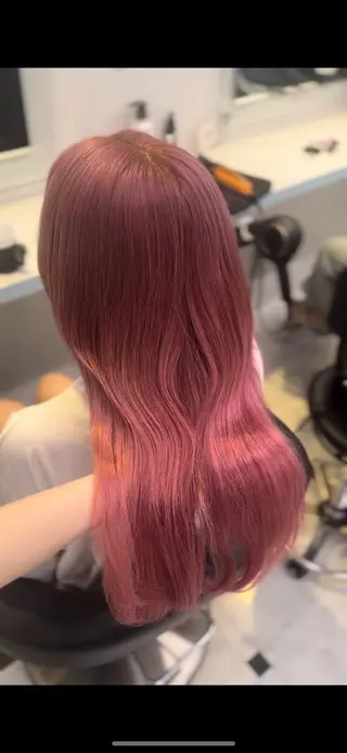 ロング カラー ♥️暖色モテカラ ー♥️由夏のヘアスタイル