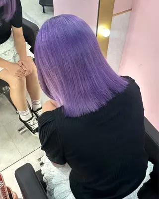 セミロング カラー ハイトーン支持率 No.1🦋KOKIのヘアスタイル