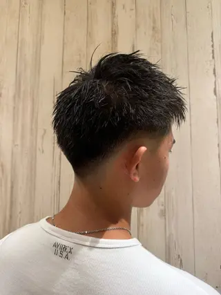 ショート メンズ 増田 祐のヘアスタイル