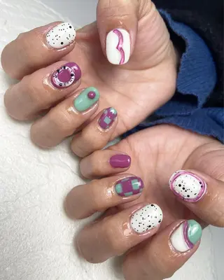 ネイル 山崎 怜のネイルデザイン