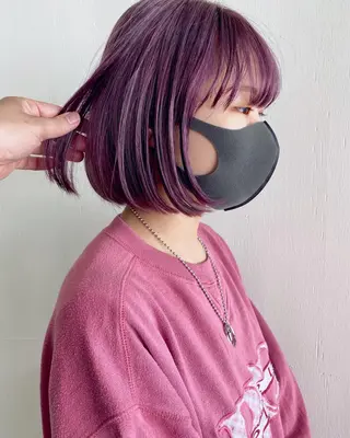 ミディアム カラー LOVESTOIKE 堂本のヘアスタイル