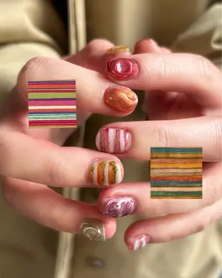 ネイル ASA nail / ニュアンス☀︎個性派のネイルデザイン