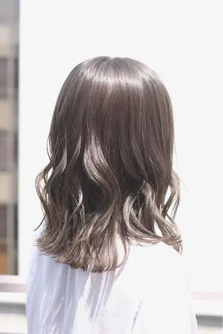 ミディアム カラー 土居 正季のヘアスタイル