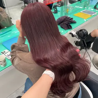 ロング カラー ヘアアレンジ ❣️ブリーチなし暖色 ayu❣️のヘアスタイル