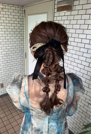 ヘアアレンジ 大人可愛いヘアメイク 💋🧚‍♀️しずかのヘアスタイル