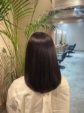 セミロング カラー BASE hair所属・risa / base hairのヘアスタイル