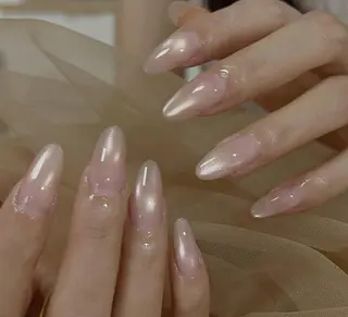 ネイル By moonネイル 🌷ワンホン/韓国風のネイルデザイン