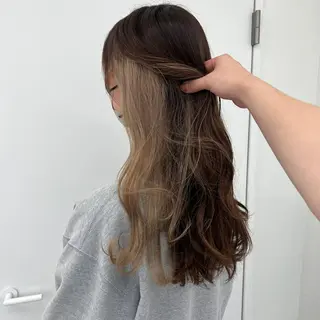 ショート カラー ヘアアレンジ 🤍透明感カラー🤍 ブリーチ🤍AINEのヘアスタイル