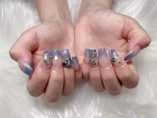 ミディアム ネイル 《LB》ラブリエ Nail&eyeのマツエク・マツパデザイン