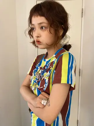 ミディアム YUUKI/ボブ パーマ.ウルフのヘアスタイル