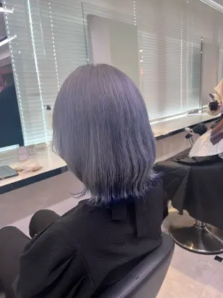 ミディアム カラー ヘアアレンジ 💕上野美容師☁ ブリーチ💖サワのヘアスタイル