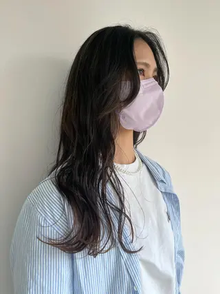 ロング カラー heir studio Baretta所属・山本 銀次郎のヘアスタイル