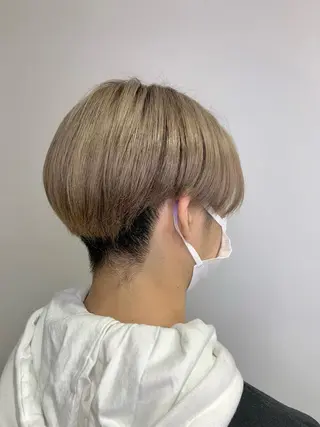 ショート カラー パーマ ヘアアレンジ メンズ 近藤千翔🩵 髪質改善Periodのエステ・リラクイメージ