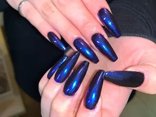 ネイル NES NAIL所属・さゆり￤推しキャラ ￤ロングネイル🩷のネイルデザイン