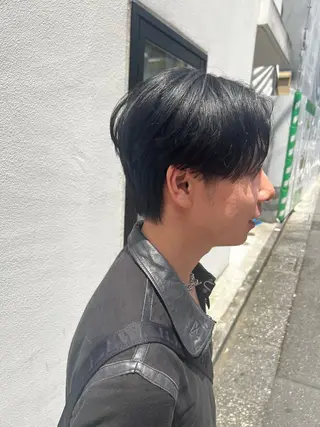 ショート メンズ 透明感/血色カラー/ 似合せレイヤー/ゆいのヘアスタイル