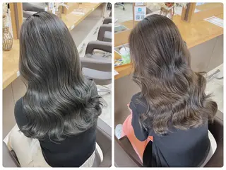 セミロング カラー 美髪と似合わせのサロンenn(エン)所属・ENN藤本 大輝艶感カラーのヘアスタイル