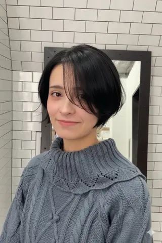 ショート カラー 紙屋町/legare 🌈山村　麻美のヘアスタイル