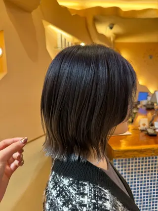 ミディアム モリオフロムロンドン原宿本店所属・ショート/ボブ/ハイ トーン/Nanahaのヘアスタイル