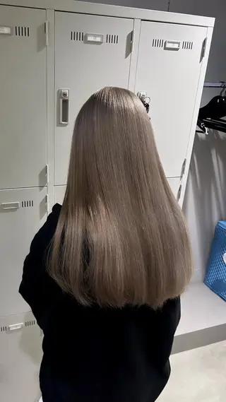 ロング カラー ヘアアレンジ 💎韓国/ レイヤー カット/ 暖色🫧のヘアスタイル