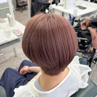 ショート カラー JUNSHIN🦋 ヘアセット／カラーのヘアスタイル
