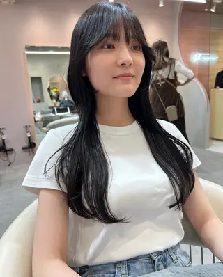 ロング カラー ヘアアレンジ 🔶似合わせセンター パート/ヤス🔶のヘアスタイル