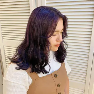 ミディアム カラー GO TODAY SHAiRE SALON 町田店所属・🫧大森 知夏🫧のヘアスタイル