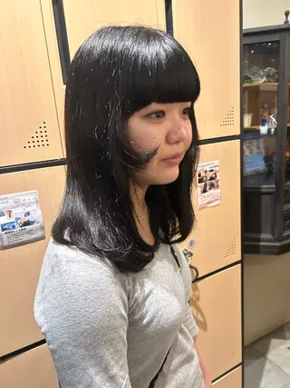 ミディアム 髪質改善/レイヤー/ 井上　陽のヘアスタイル