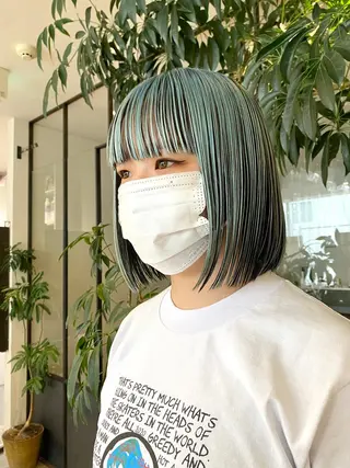 ショート Hair & make Lamp所属・梅田のブリーチ特化 美容師KAI🥰のヘアスタイル