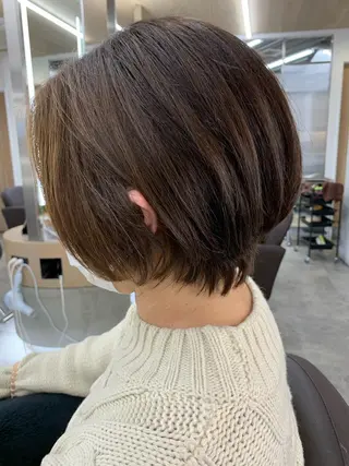 ショート カラー Silk-lei【銀座店】所属・銀座/美髪縮毛矯正 /髪質改善/山本翔華のヘアスタイル