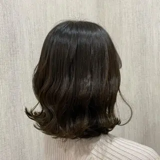 ミディアム カラー 🫧透け感⋆艶髪💎 山口アヤカのヘアスタイル
