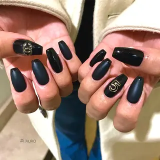 セミロング ネイル Chipieee Ikukoのネイルデザイン