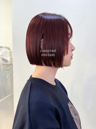 ショート カラー 松本優香/ボブ/ダ ブルカラー/髪質改善のヘアスタイル