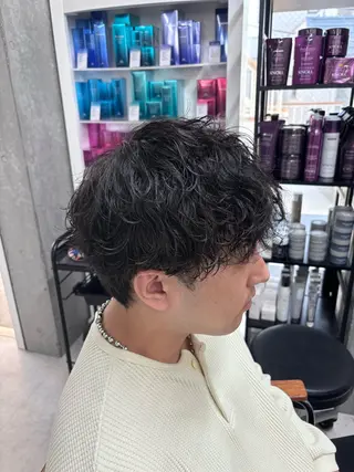 パーマ メンズ 美容研究所 🇰🇷yutoのヘアスタイル