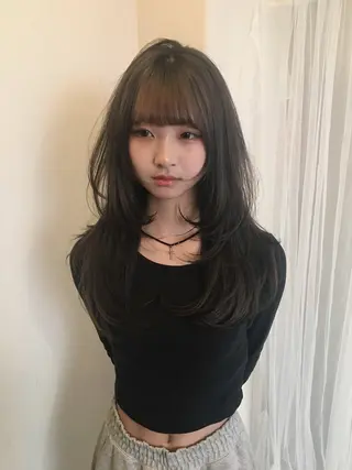 ロング Hanaka @hwndorのヘアスタイル