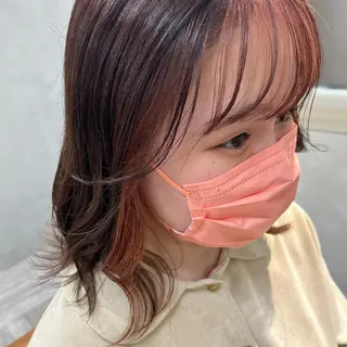 ミディアム カラー 🫧tomoka 透明感カラー🫧のヘアスタイル