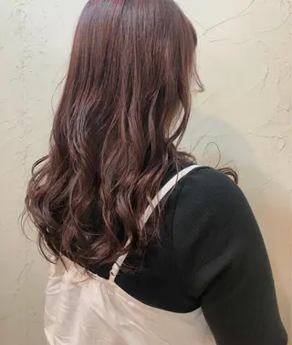 ロング カラー 久力琴音''透明感 カラー''アレンジのヘアスタイル