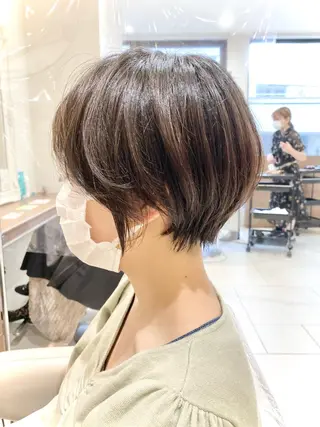 ショート カラー 横山 直輝のヘアスタイル