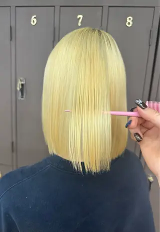 岡本 舞/暖色カラーのヘアスタイル