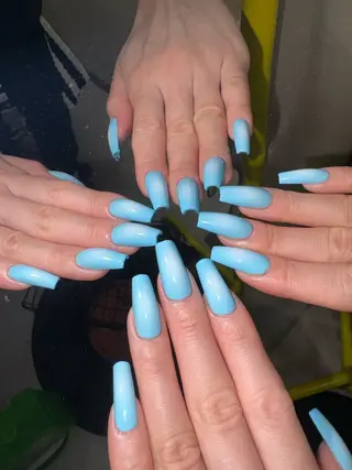 ネイル 33nail✴️栄 スミレ❇️Gel-xのネイルデザイン