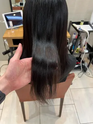 ロング パーマ メンズカット曲がる 縮毛矯正佐々木タクマのヘアスタイル