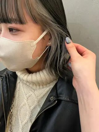 ミディアム 飯田 愛結のヘアスタイル