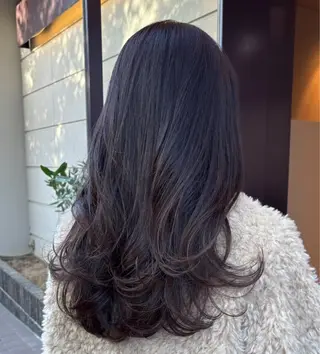 ミディアム カラー やまぐち もえかのヘアスタイル