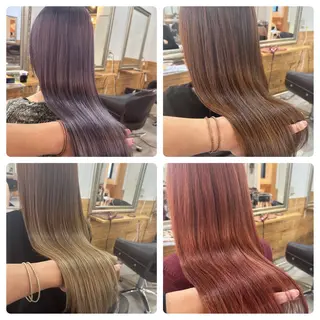 ロング カラー 髪質改善＆ブリーチ 伊勢　祐一郎のヘアスタイル